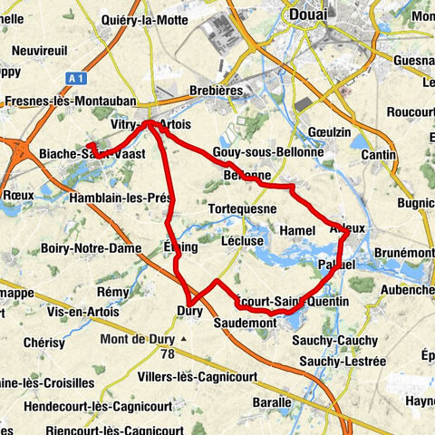 Biache-Saint-Vaast - Église Saint-Martin - Mont Georges - Église Saint-Nicolas