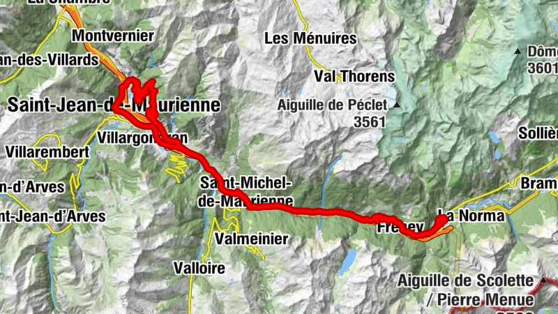 Jardin public - Chapelle Saint-Louis - Église Saint-Julien - Modane