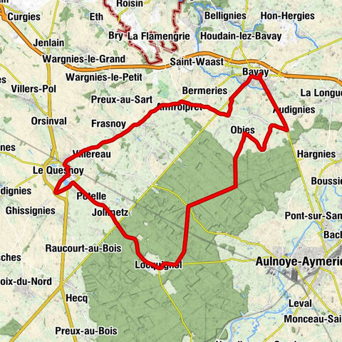 Porte de Mons - Bavay - Le Quène-Au-Leu - Église Saint-Achard