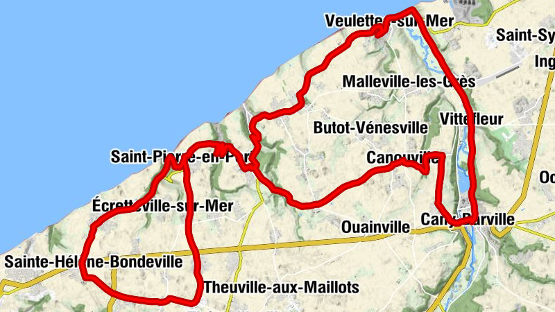 Cany-Barville - Église Saint-Rémi-Saint-Lubin - Église Saint-Martin - Église Saint-Valéry