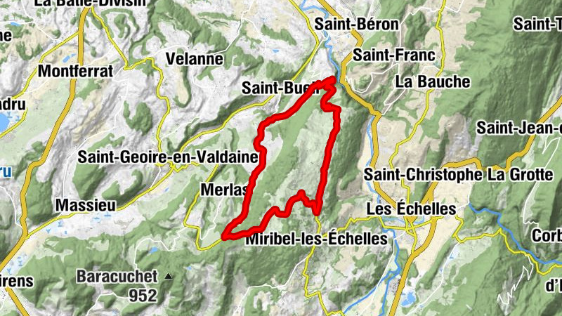 La Chapelle - La Papelière - Voissant - La Montagne