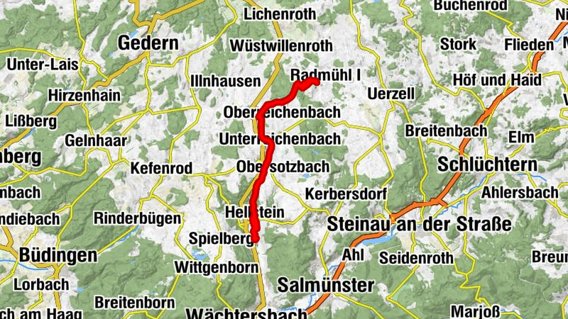 Radmühl II - Radmühl - Glänzer Mühle - Fischborn