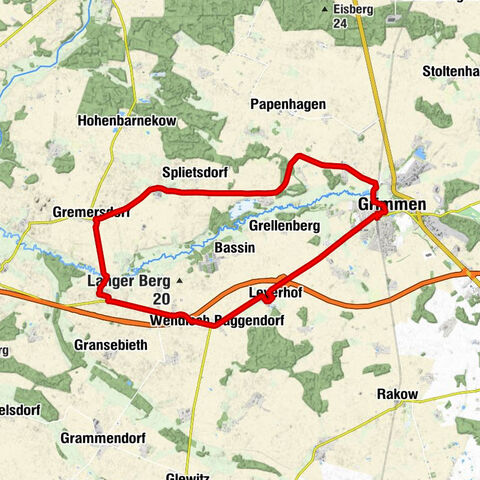 Grimmen - Hohenwieden - Leyerhof
