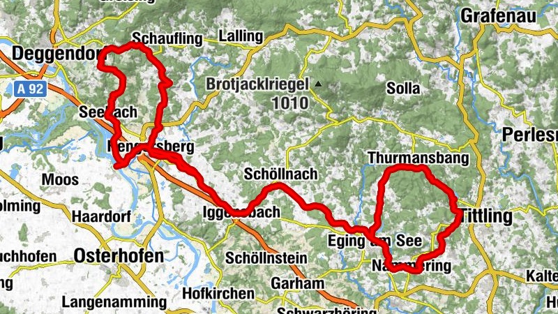 Thurmansbang - Raubühl - Basilika St. Mauritius - Eggenreuth