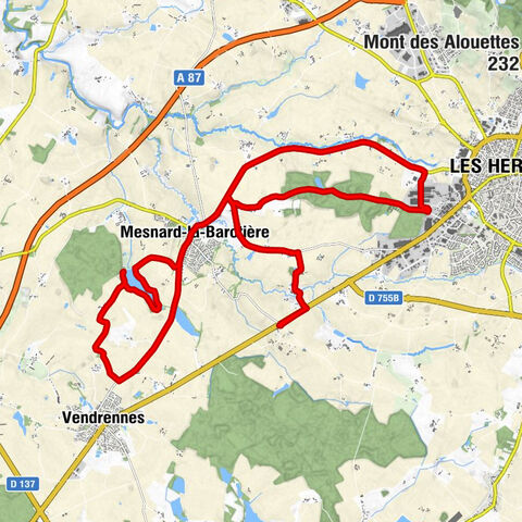 Bournigal - La Basse Martinière - La Haute Martinière - Les Herbiers