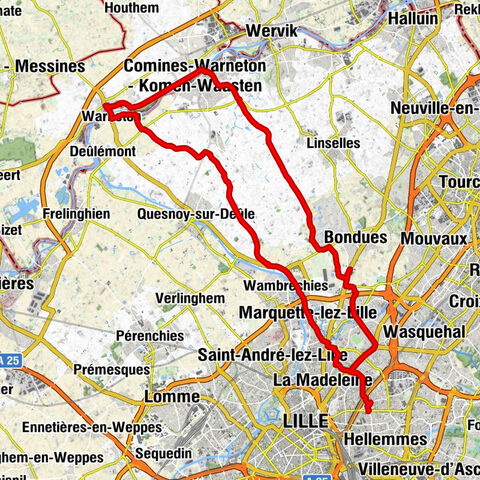 Mons Sarts - Église Saint-Vincent - Église Saint-Louis - Lille