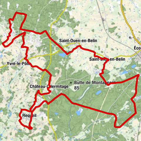 Saint-Biez-en-Belin - Saint-Ouen-en-Belin - Église abbatiale Notre-Dame - Église Saint-Biez