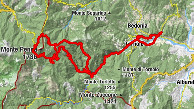 Compiano - Rifugio Faggio dei Tre Comuni - La Bica - lava a pillow - Rifugio Monte Penna