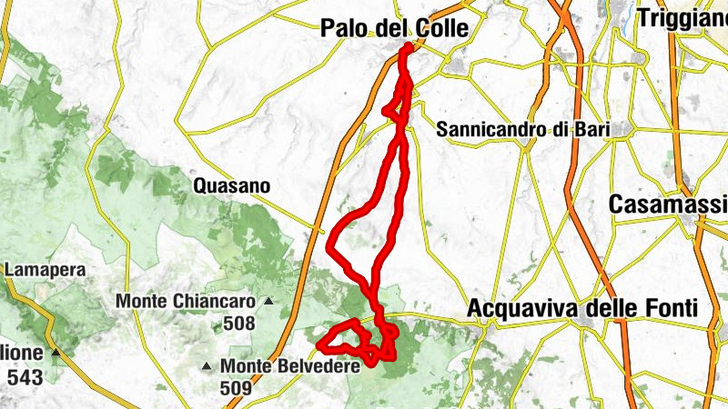 Palo del Colle - Le Vecchie Mura - Madonna di Mellitto