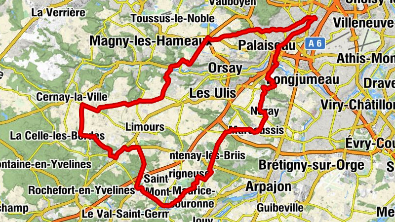 Chemin d'Antony - Église Saint-Rigomer et Sainte-Ténestine - Église Sainte-Marie-Madeleine - Église Saint-Étienne