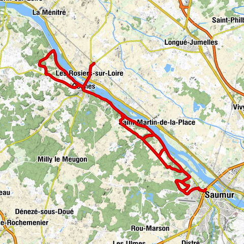 Les Rosiers-sur-Loire - Église Notre-Dame - Église Saint-Genulf - Église Saint-Aubin