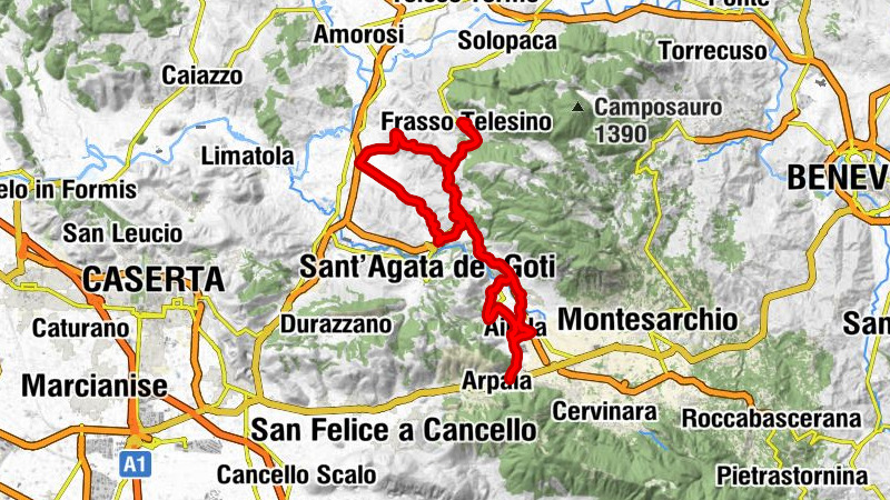 Arpaia - Airola - Sant'Agata - Chiesa di San Pietro - Chiesa di San Vito - Chiesa di Santa Giuliana