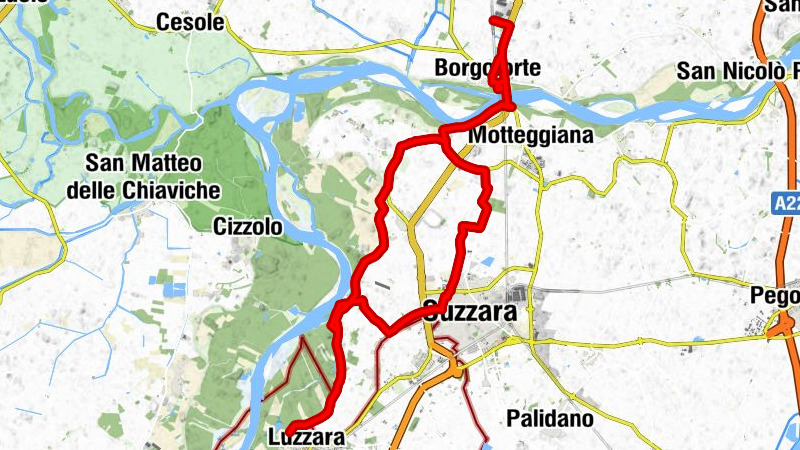 Romanore - Borgoforte - Cantone Cisa - Suzzara