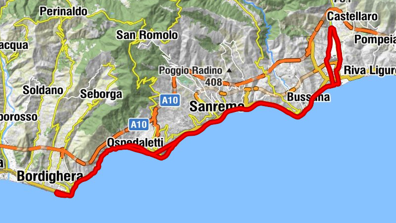 Bordighera - Immacolata Concezione - Punta Mucchio di Scaglie