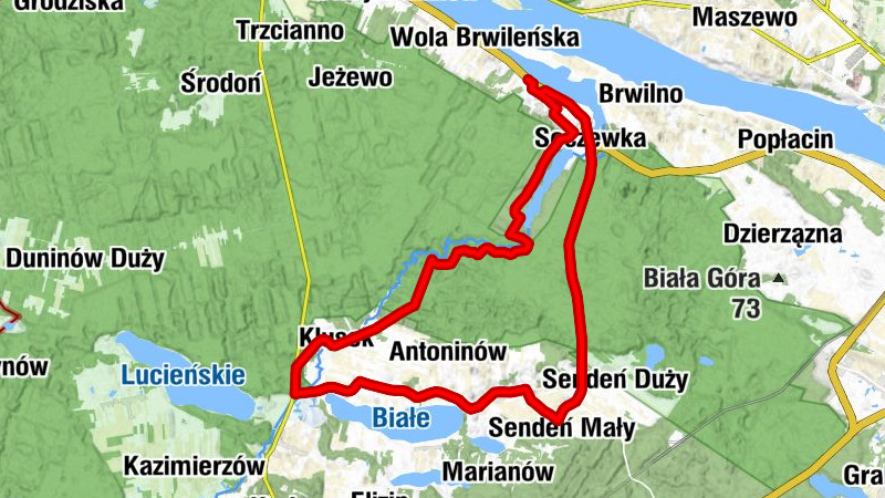 Bar u Rybaka - Brwilno Dolne - Soczewka - Kościół parafialny pw. Matki Bożej Częstochowskiej