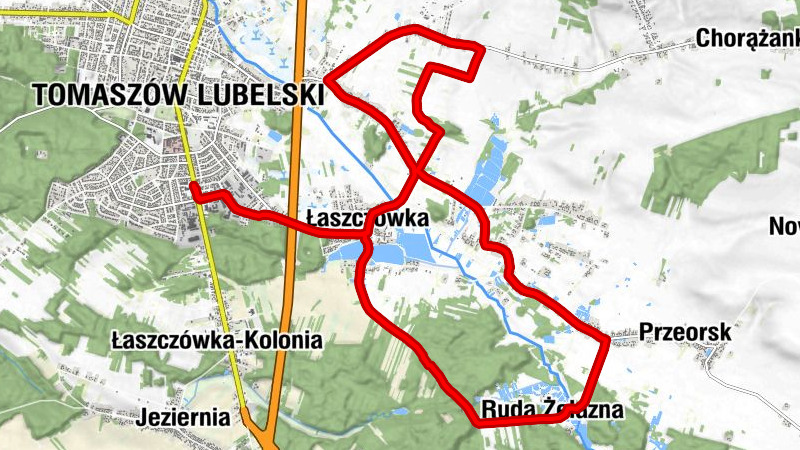 Tomaszów Lubelski - Kościół pw. Trójcy Przenajświętszej - Łaszczówka - Podsołokija