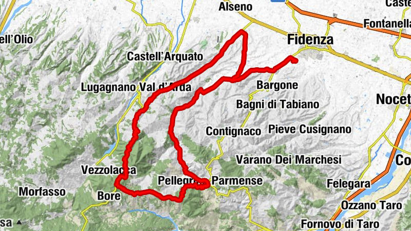 Vaio Ospedale - Monte Castellaro - Monte Ralli - Chiesa di San Colombano Abate