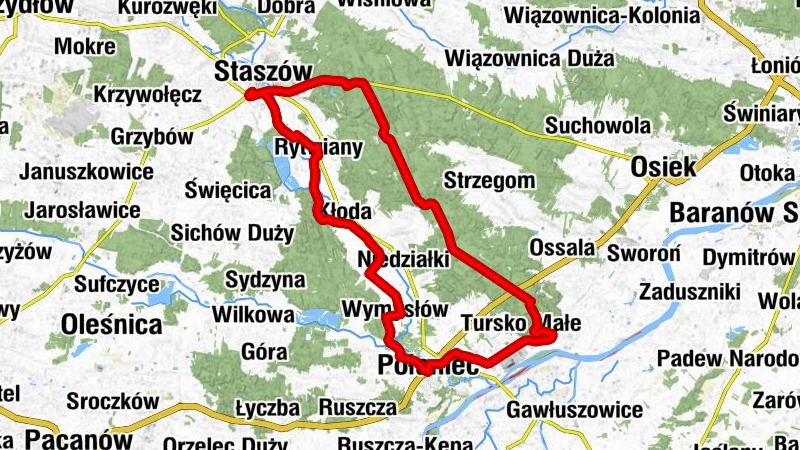 Staszówek - Staszów - Karczma Świętokrzyska - Kościół pw. Świętego Marcina Biskupa