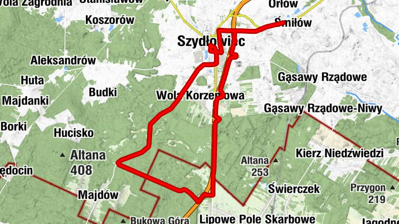 Śmiłów - Góra Trzech Krzyży - Kościół pw. Świętego Zygmunta - Kaplica