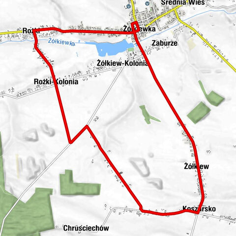 Żółkiewka - Rożki - Rożki-Kolonia - Markiewiczów