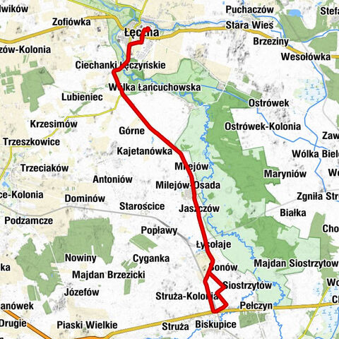 Osiedle Samsonowicza - Parafia pw. Świętego Józefa Opiekuna Rodzin w Łęcznej - Kościół pw. św. Izydora i Niepokalanego Serca NMP w Ciechankach Łęczyńskich - Kościół pw. Wniebowzięcia Najświętszej Maryi Panny i św. Antoniego z Padwy w Milejowie