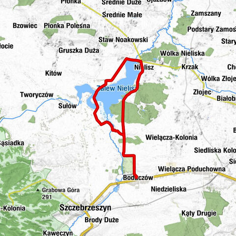 Bodaczów - Michalów - Czajki - Kościół pw. Świętego Wojciecha i Matki Bożej Różańcowej w Nieliszu