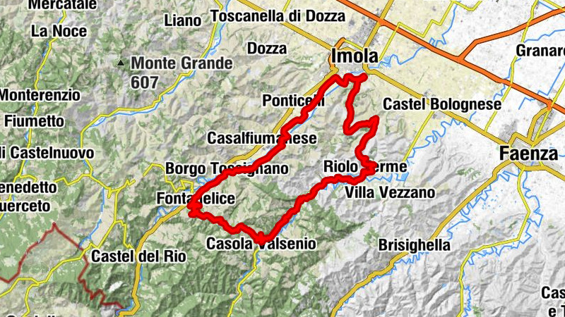 Codrignano - Chiesa di San Geminiano - Abbazia San Giovanni Battista in Valsenio - Monte Frassineto