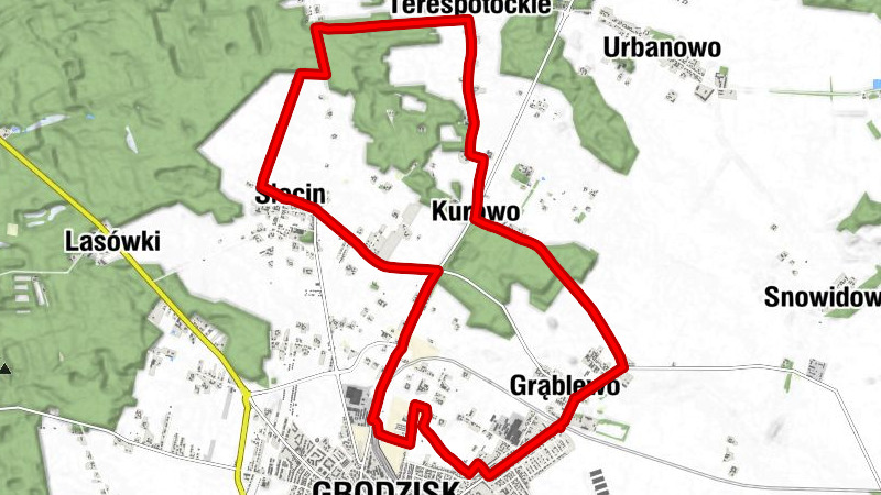 Grąblewo - Grodzisk Wielkopolski - Słocin - Terespotockie