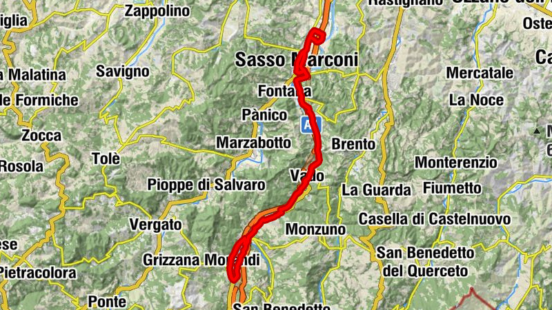 Pontecchio Marconi - Palazzo Rossi - Acquasala - Sasso Marconi