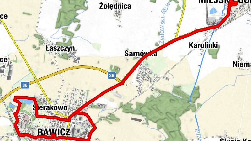 Miejska Górka - Pierogarnia Kluseczka - Zajazd Pod Różą - Bar Pod Topolami