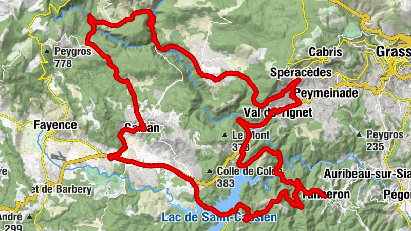 Montauroux - Chapelle Saint-Cassien des Bois - Église Saint-Césaire - Gacherelle