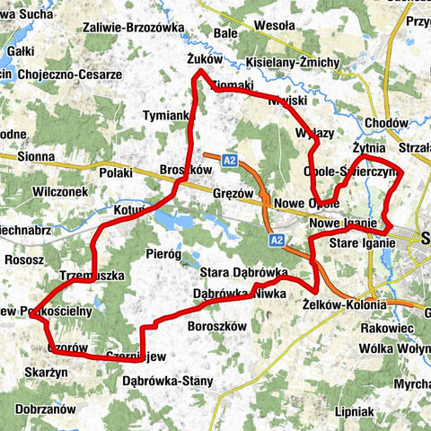 Gęsi Borek - Siedlce - Piaski Zamiejskie - Kościół pw. Trójcy Świętej