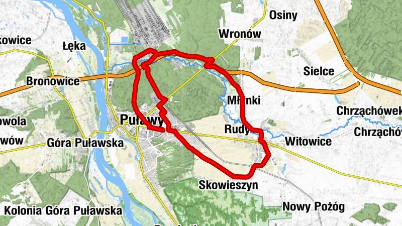 Osiedle Kaniowczyków - Osiedle Niwa - Puławy - Kościół pw. Znalezienia Krzyża Świętego i Świętego Andrzeja Apostoła w Końskowoli