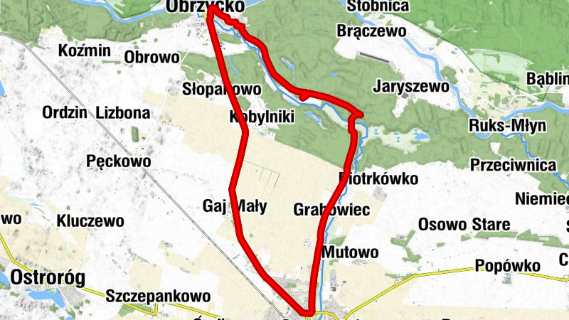 Obrzycko - Twardowo - Grabowiec - Szamotuły