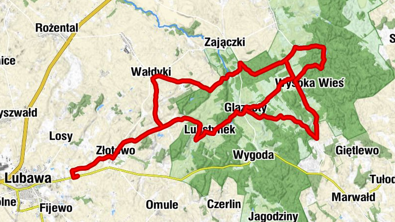 Lipy - Kościół pw. Nawiedzenia Najświętszej Maryi Panny - Kościół pw. Świętej Barbary - Dylewska Góra