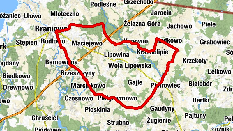 Braniewo - Kaplica pw. Świętego Floriana - Kościół pw. Świętego Marcina - Kościół pw. Świętego Józefa Robotnika