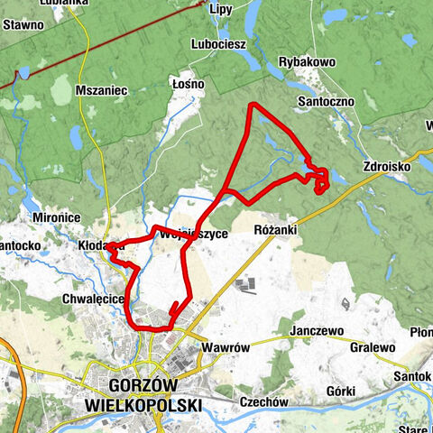 Wojcieszyce - Kościół Podwyższenia Krzyża - Stern - Górczyn