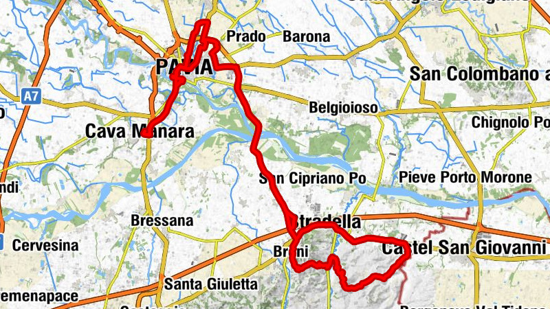 San Martino Siccomario-Cava Manara - Chiesa della Versa - San Michele Arcangelo - Chiesa di Santa Marta