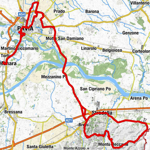 San Martino Siccomario-Cava Manara - Chiesa della Versa - San Michele Arcangelo - Chiesa di Santa Marta