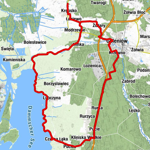 Krępsko - Łaniewo - Goleniów - kaplica cmentarna