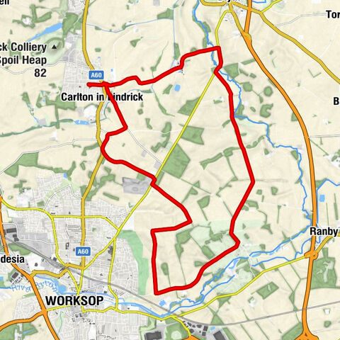 Carlton in Lindrick - Wigthorpe - Scofton - Hodsock
