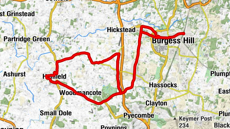 Wivelsfield - Burgess Hill - Silver Dragon - Goddards' Green