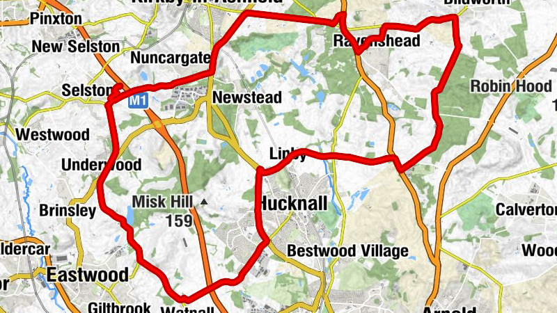 Selston CP - Blidworth Methodist Chapel - Church of St Mary of the Purification - Ashfield