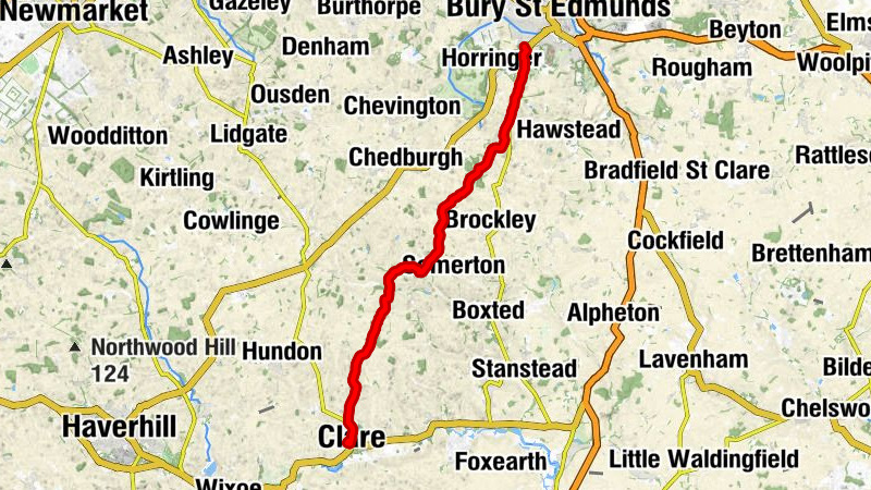 Bury St Edmunds - St Mary, Poslingford - Clare Baptist Church - Clare