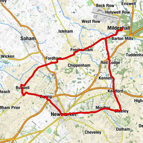 Mildenhall - Saint Mary's, Mildenhall - St Peter & St Mary Magdalene - St Martin (Exning and Landwade Parish Church)