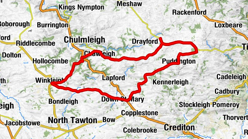 Witheridge - Chawleigh - Aller Bridge Chapel - Hele Lane Methodist Church