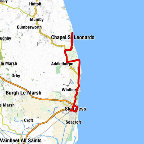 Skegness - Saint Pauls Baptist Church - Seathorne Methodist Church - Linga Longa