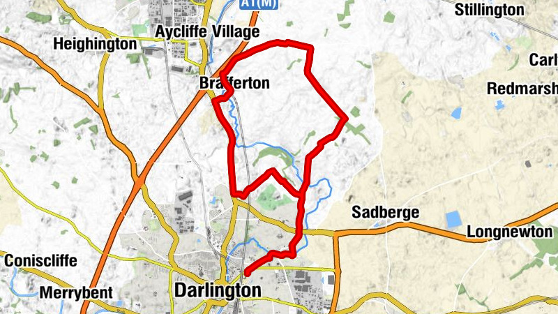 Albert Hill - Harrowgate Village - Beaumont Hill - Coatham Mundeville