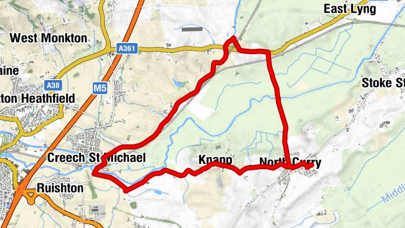 North Curry - Knapp - Ham - Taunton