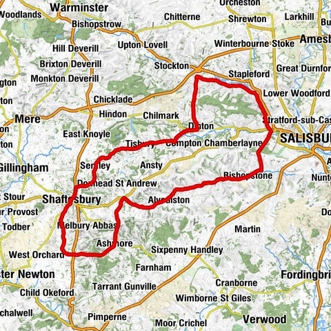 Fontmell Magna - Semley Hill - West Hill - St Nicholas